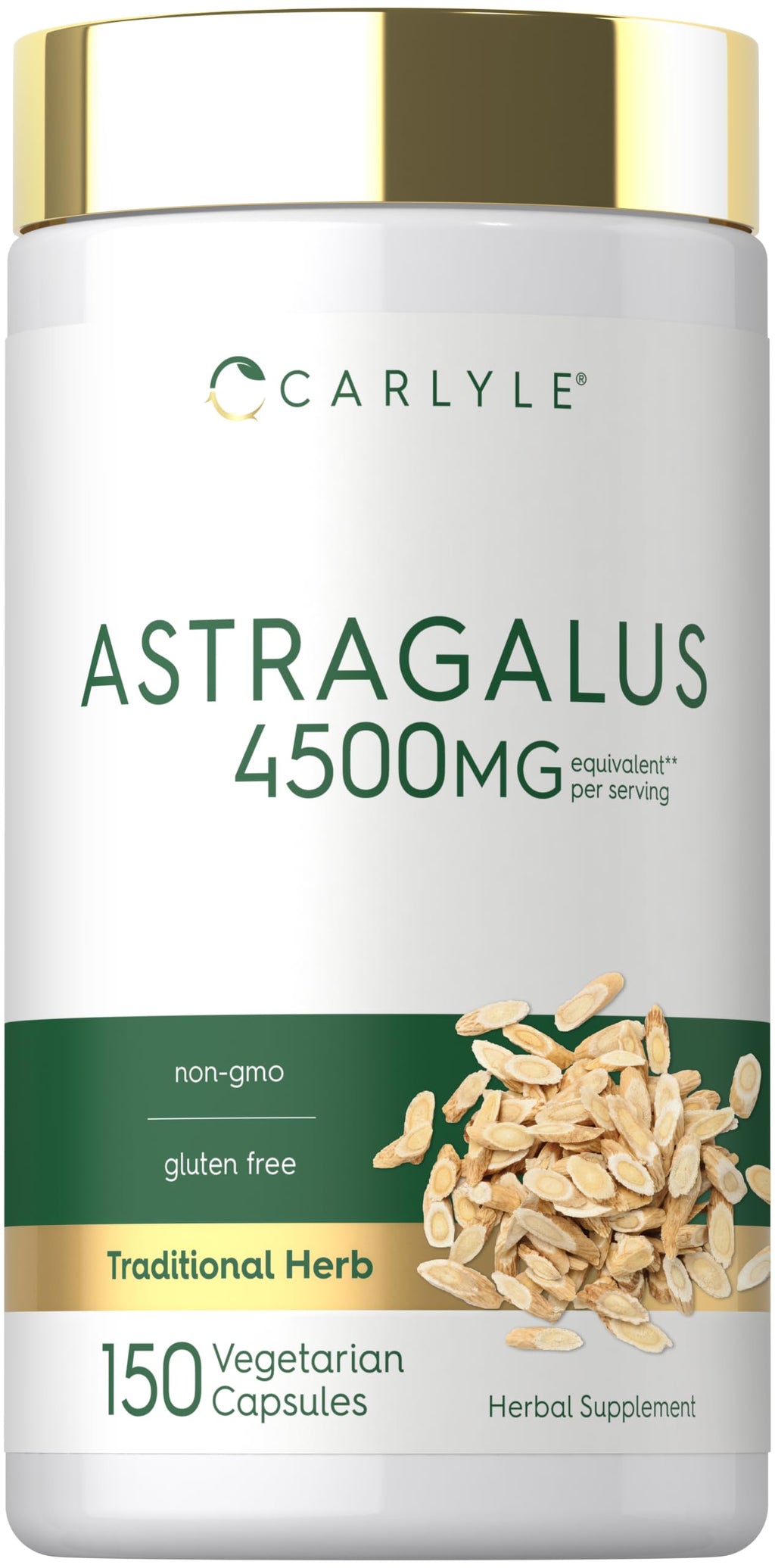 Carlyle Astragalus Root Extract - 150 Vegetarian Capsules