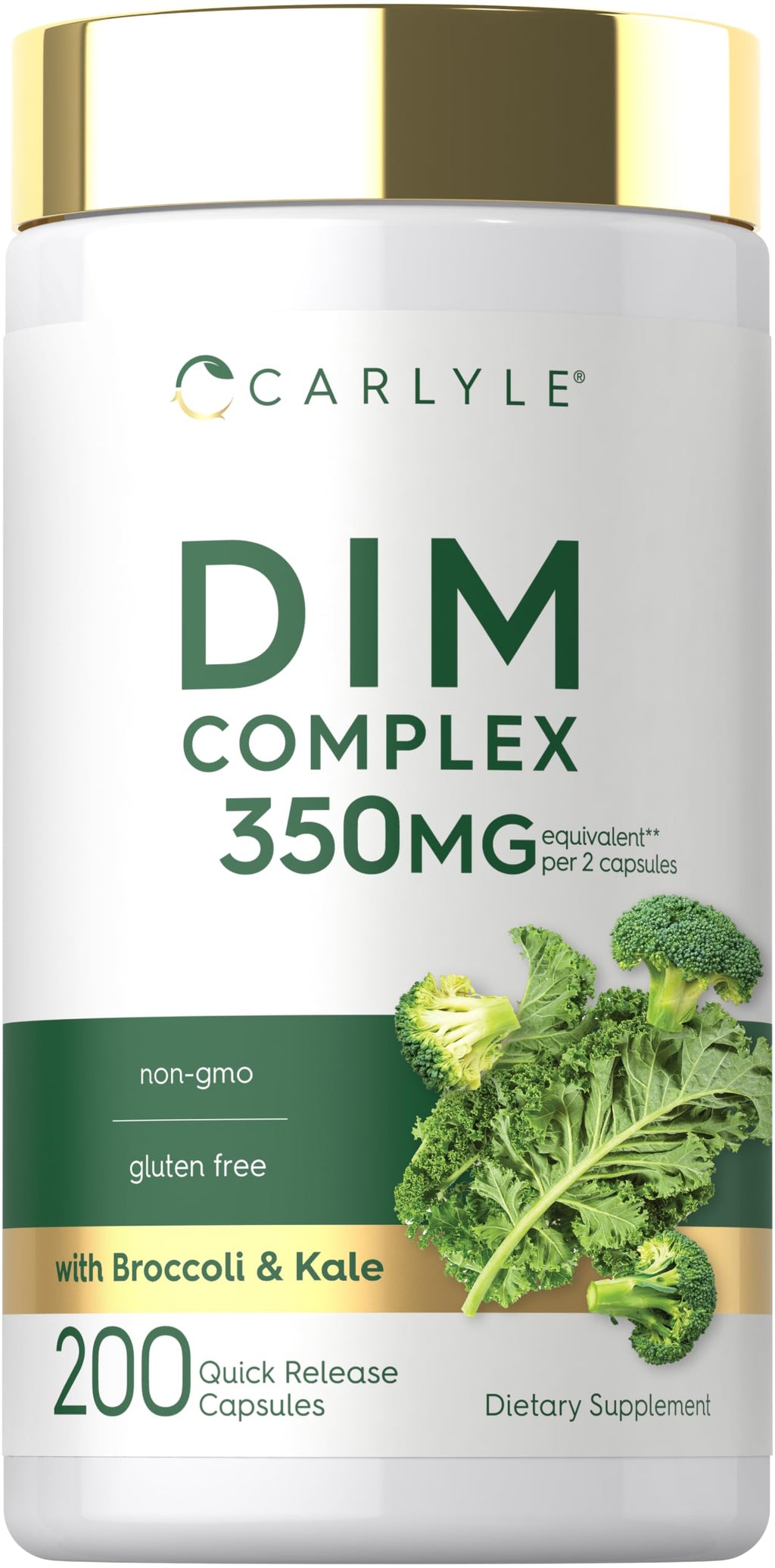 Carlyle DIM Supplement for Women & Men - 200 Capsules