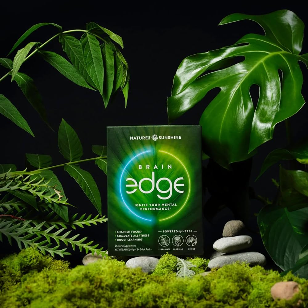Nature's Sunshine Brain Edge Nootropic Drink Mix - 24 Stick Packs - image 3