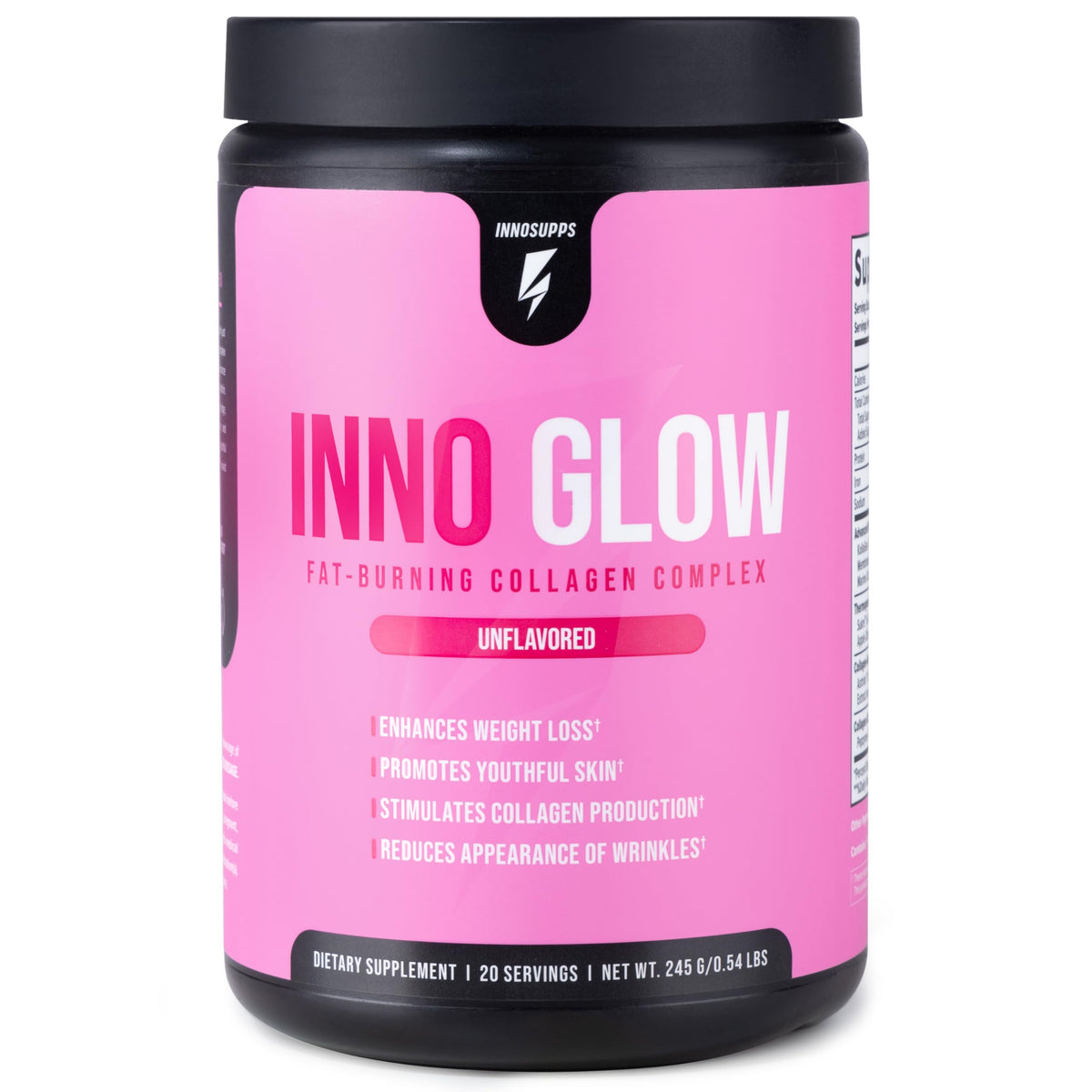 InnoSupps InnoGlow Multi Collagen Peptides Powder for Weight Loss