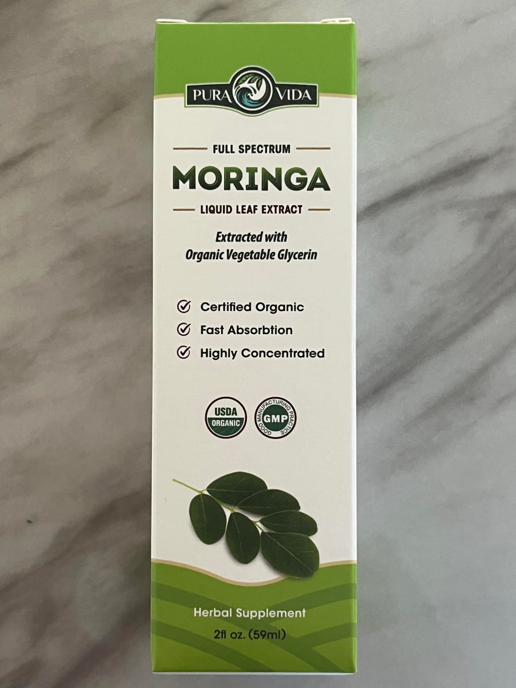 PURA VIDA MORINGA Leaf Extract Liquid Drops - 2 Fl Oz - image 8