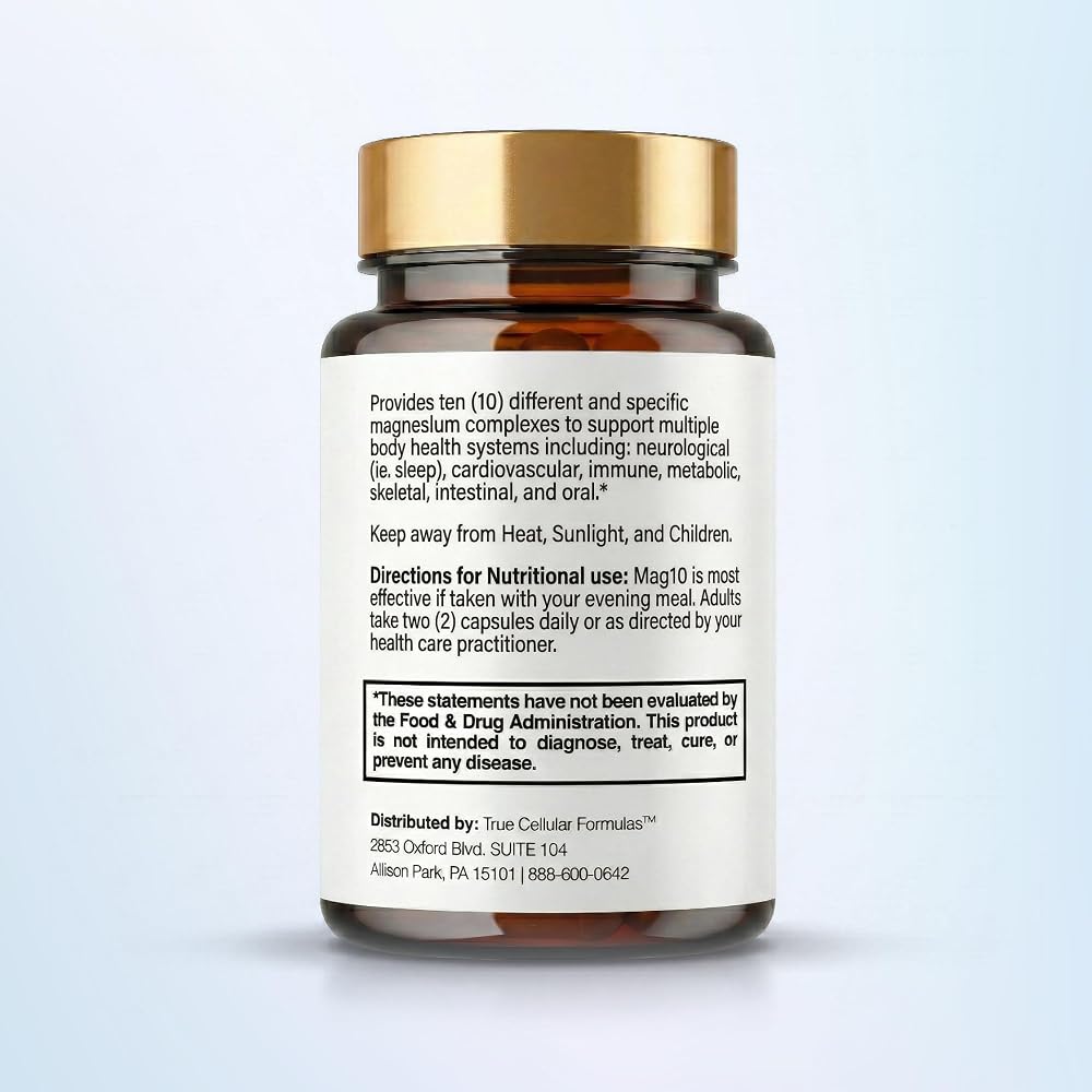 True Cellular Formulas Mg10X Multi-System Magnesium