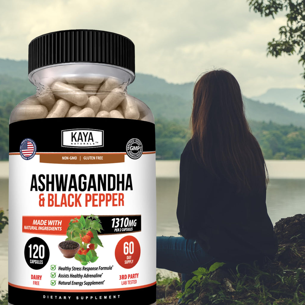 Kaya Naturals Root Powder Capsules - Pure Nature Ashwaganda