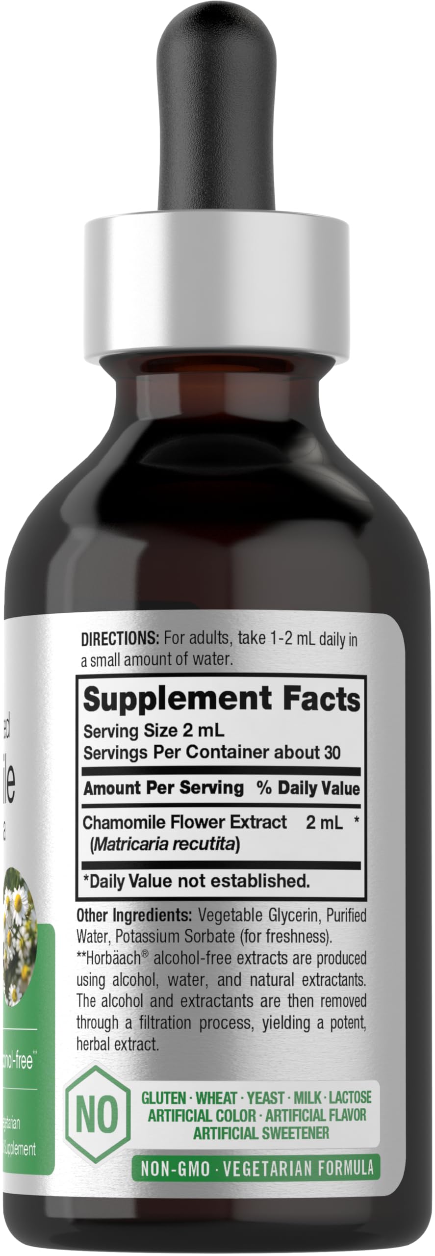 Horbäach Chamomile Extract Liquid Alcohol Free - 2 fl oz - image 2