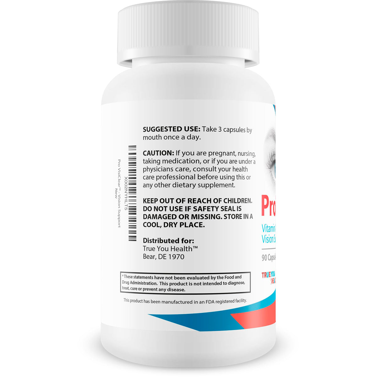 True You Health Pro VisiClear Vision Support - 90 Capsules - image 3