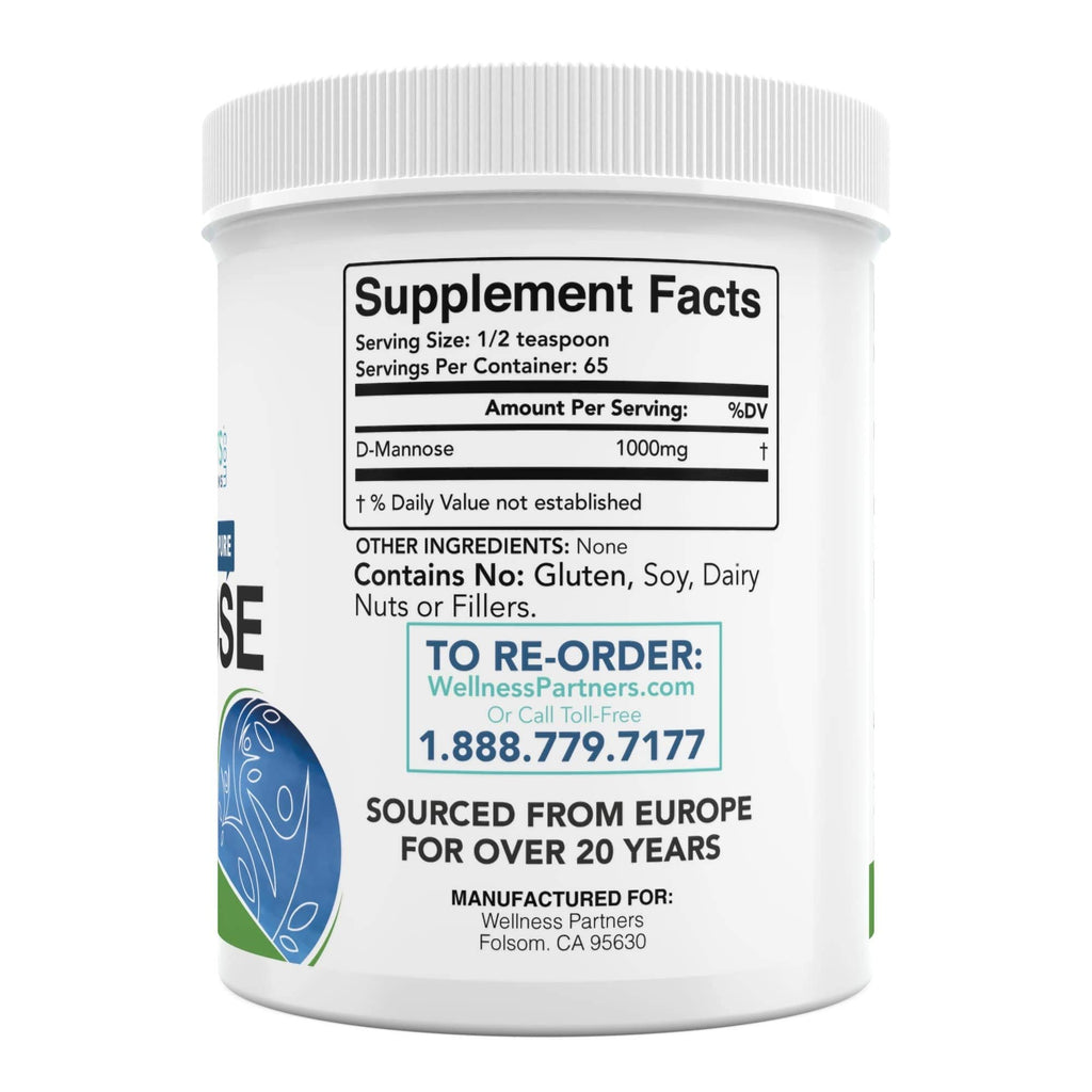 WellnessPartners UTI-Slip D-Mannose Powder - 65g - image 2