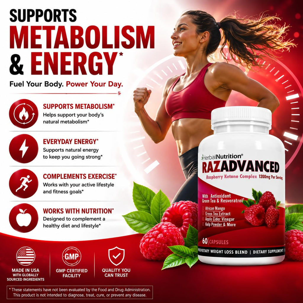 Herbal Nutrition Raspberry Ketones Complex Weight Management - 120 Capsules - image 4