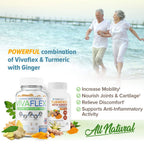 TerraForm Nutrition Vivaflex Plus Turmeric Curcumin Joint Relief - image 3