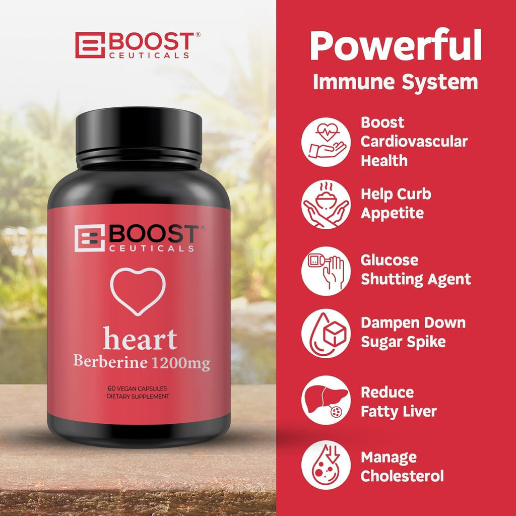 BoostCeuticals Pure Berberine 1200mg - 60 Vegan Capsules - image 5