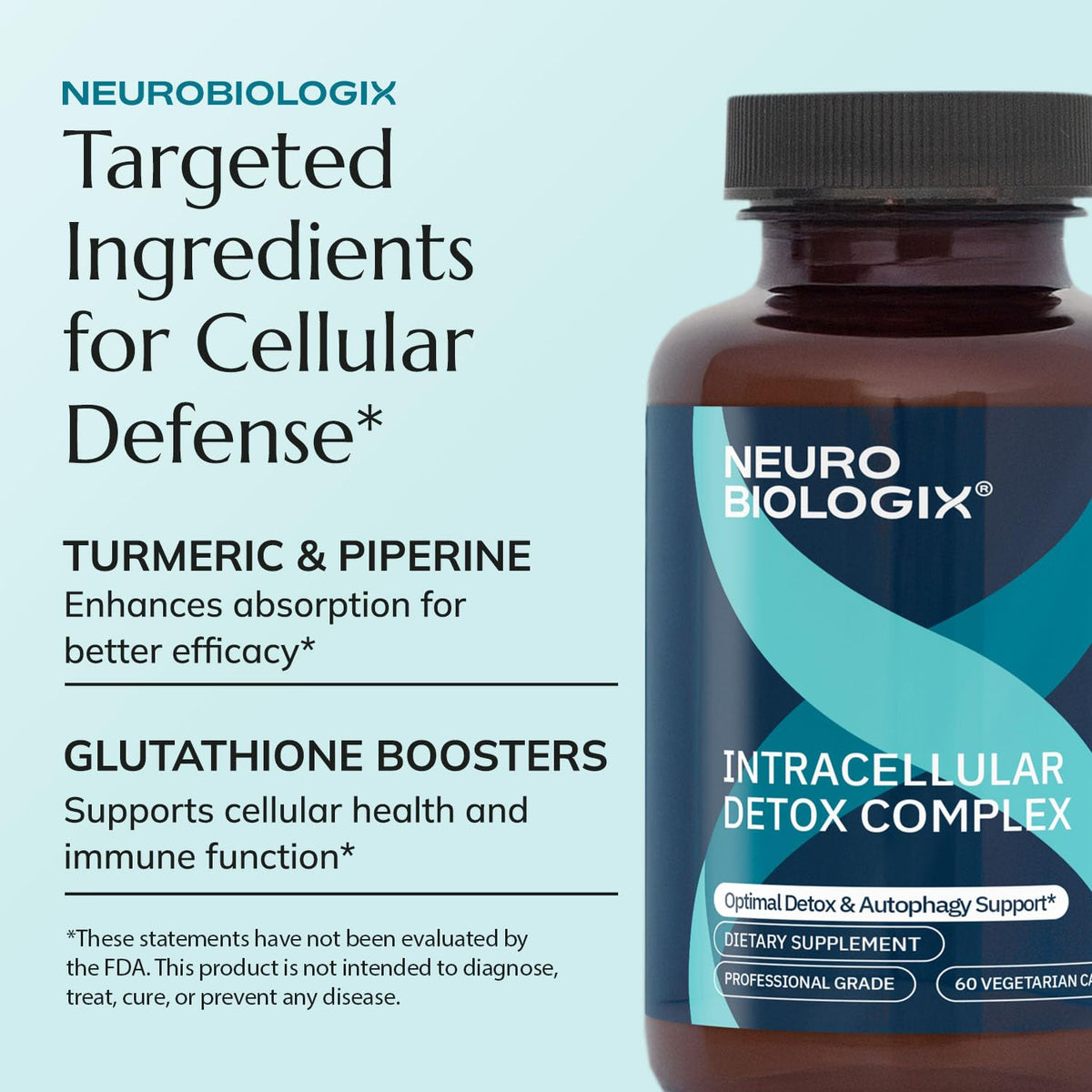 Neurobiologix Intracellular Detox Complex NAC & Sulforaphane - 60 Capsules - image 4