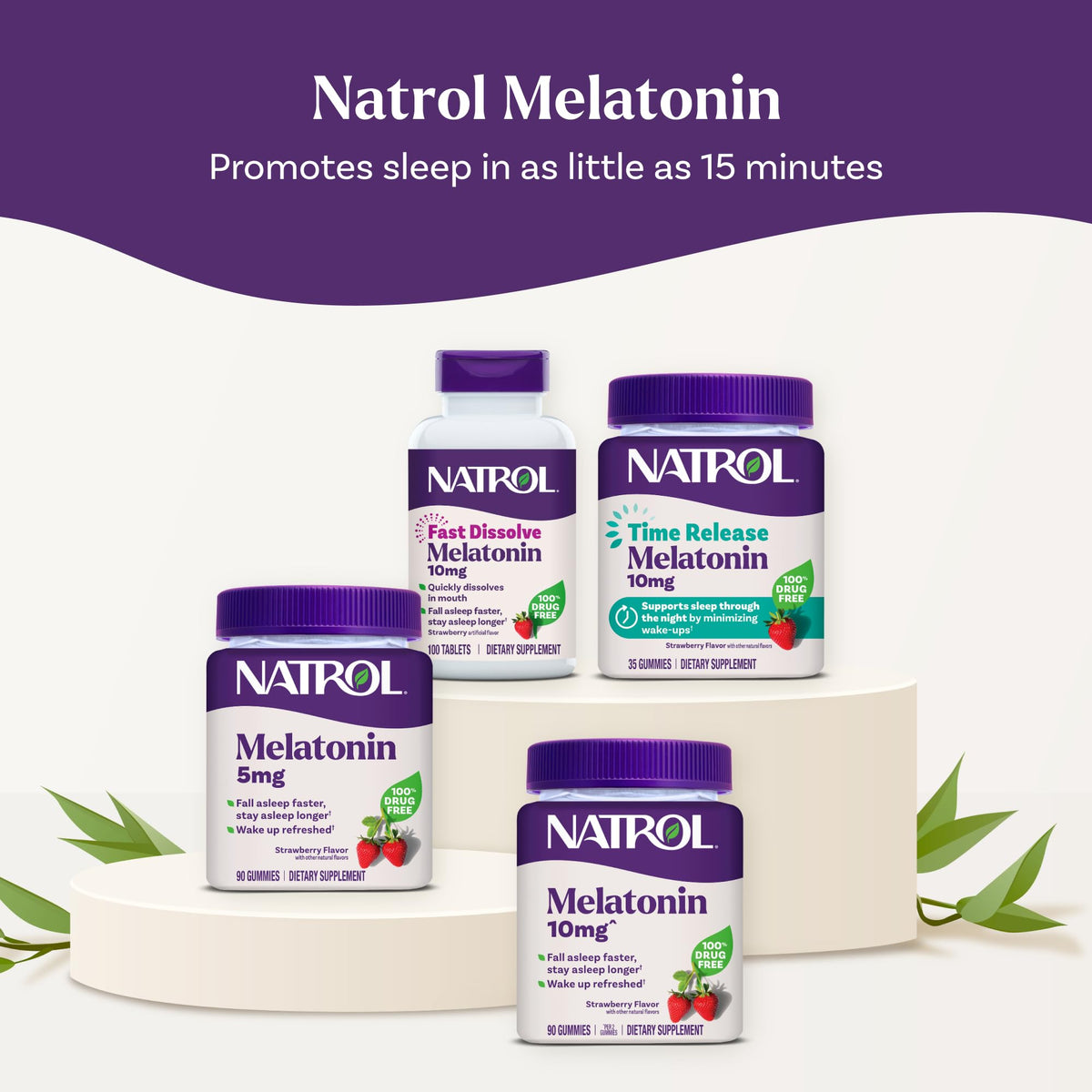 Natrol Melatonin 3 mg Time Release Sleep Aid - 100 Tablets - image 8