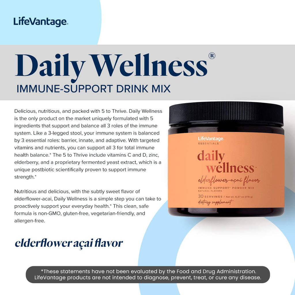 LifeVantage Daily Wellness Immune Support Drink Mix - 30 Servings - image 4