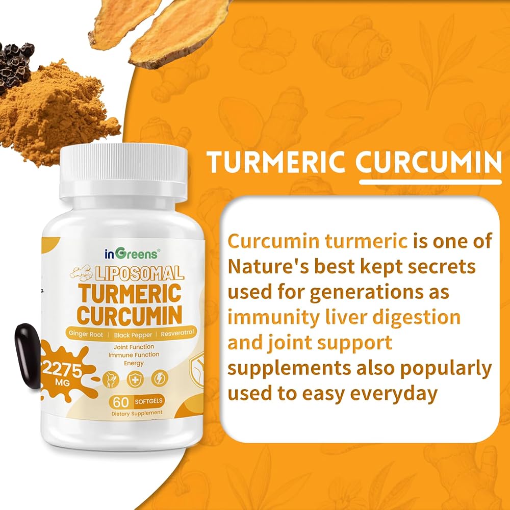 inGreens Liposomal Turmeric Supplement
