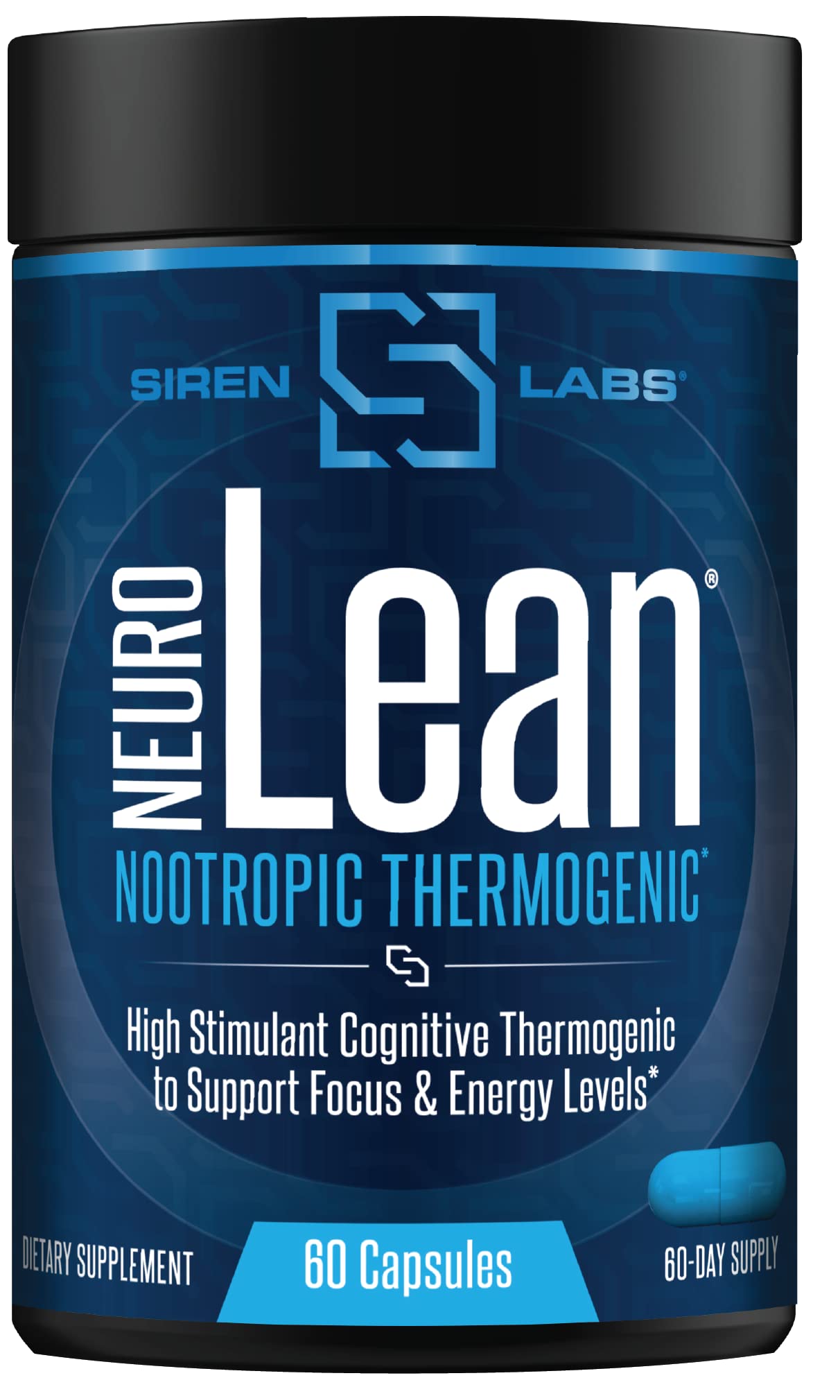 SIRENLABS Siren Labs Neuro Lean Thermogenic for Energy and Focus - 60 Capsules