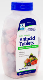 Quality Choice Extra Strength Antacid Tablets 750 mg - 96 Count - image 2