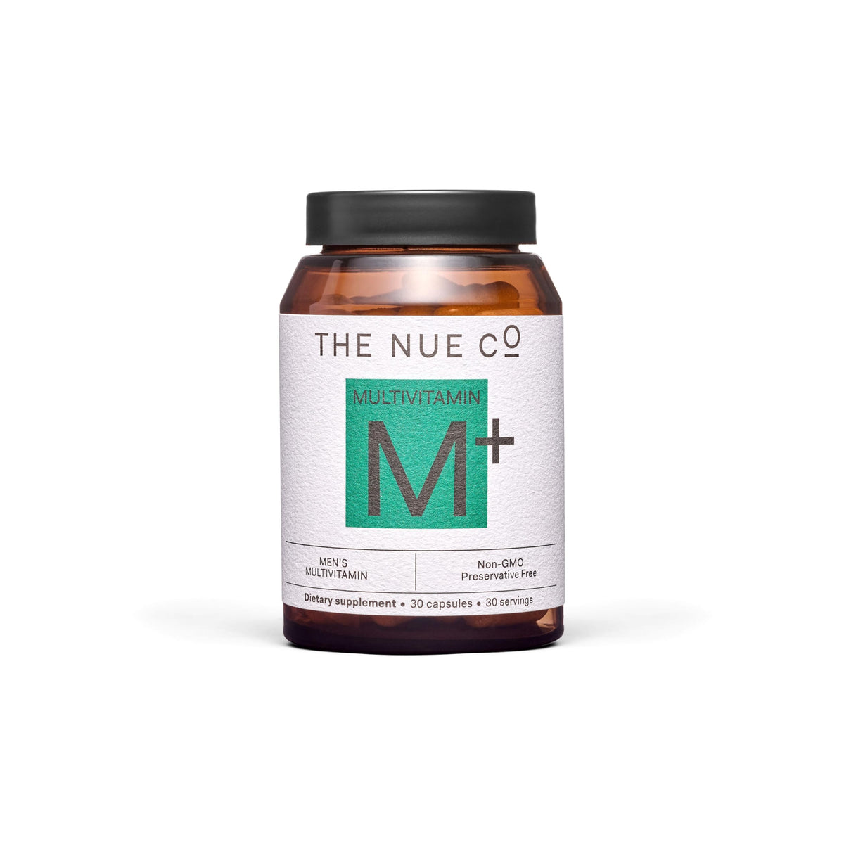 The Nue Co. Men's Multivitamin Supplement for Energy & Focus - 30 Capsules