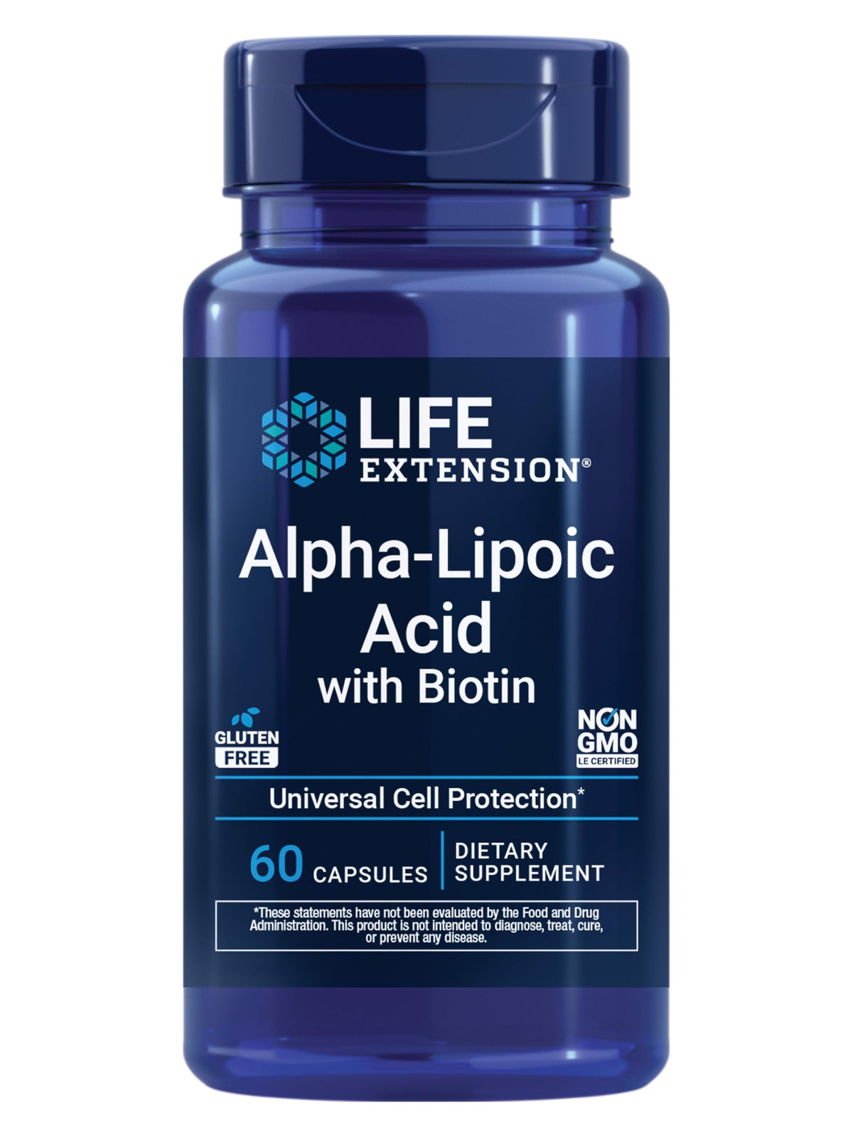 Life Extension Alpha-Lipoic Acid with Biotin - 60 Capsules