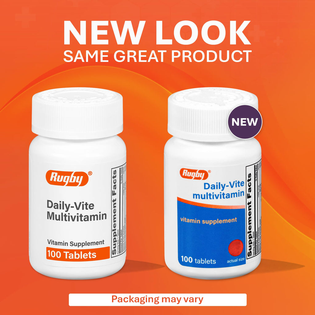 Rugby Daily-Vite Multivitamin for Adults - 200 Tablets - image 3