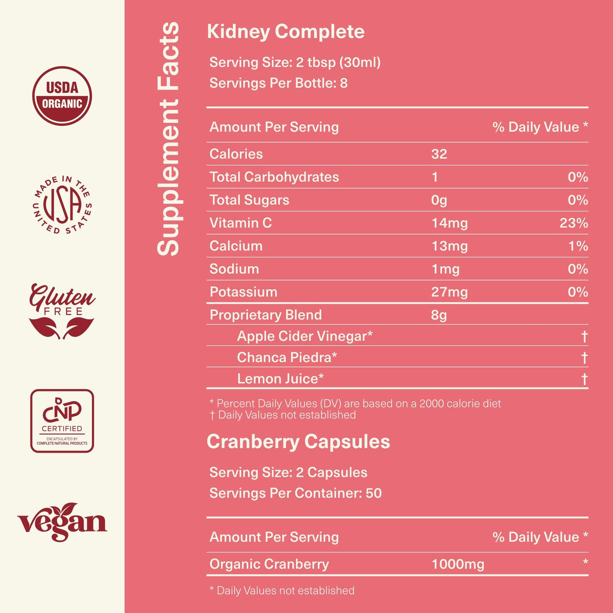 Complete Natural Products Urinary Tract Complete Bundle - 28 Fl Oz - image 2