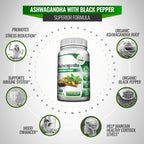 GreeNatr Organic Ashwagandha Capsules with Black Pepper - image 4