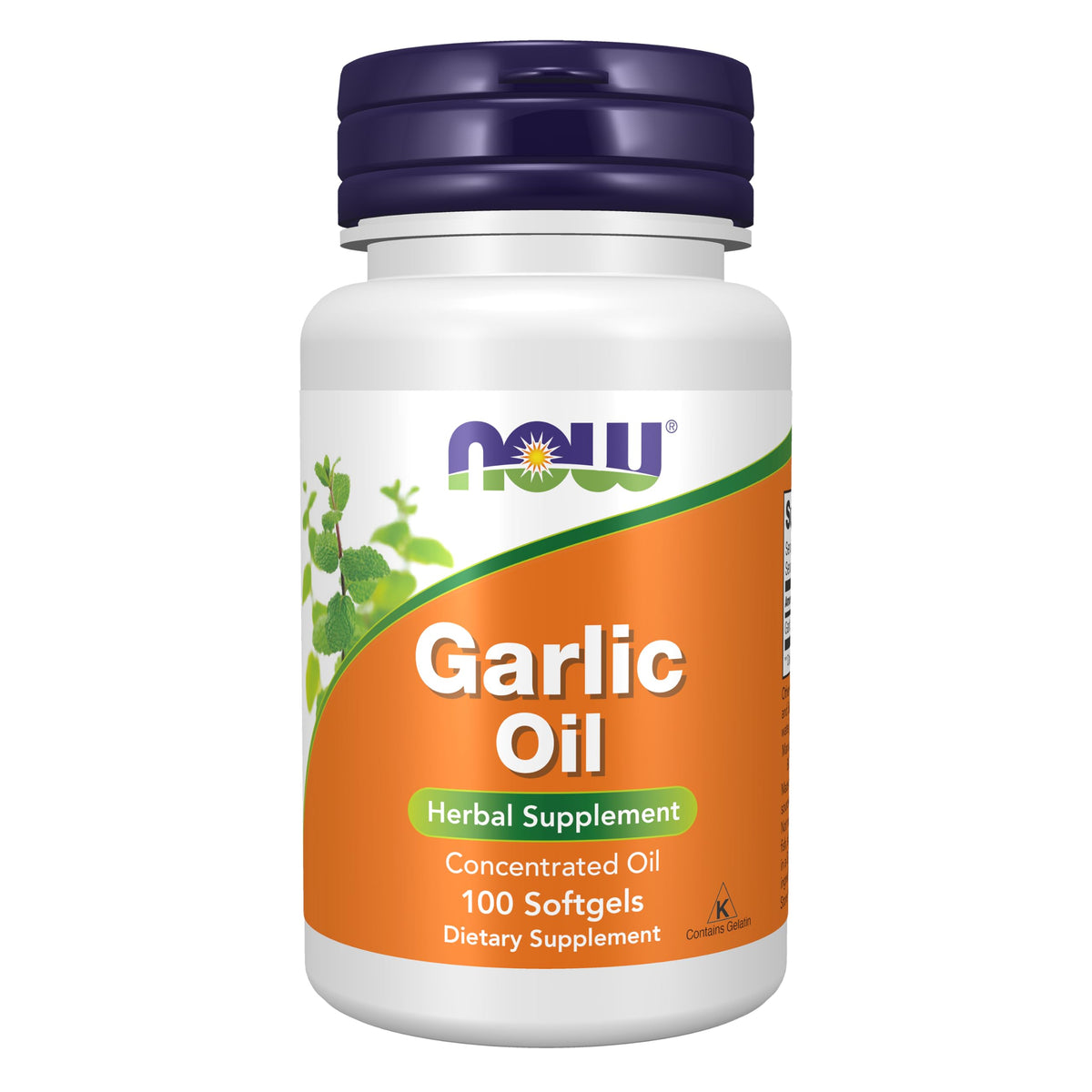 Now Supplements, Garlic Oil 1500 mg, Serving Size Equivalent to Whole