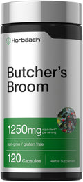 Horbäach Butchers Broom Extract - 120 Capsules