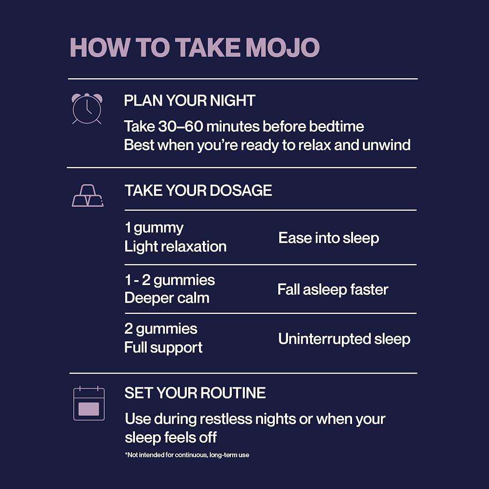 Mojo Sleep Gummies for Adults