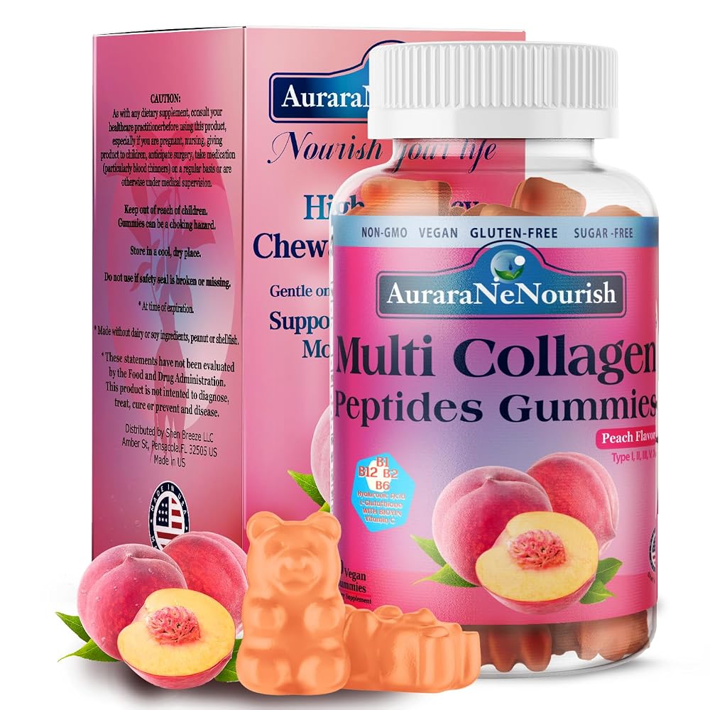 AuraraNeNourish Multi Collagen Peptides Gummies