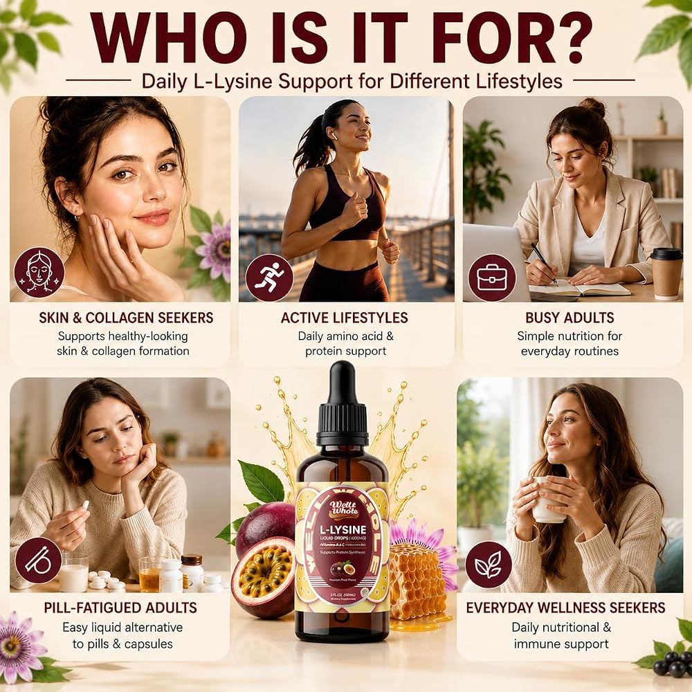 Well&Whole L-Lysine Supplement Liquid Drops