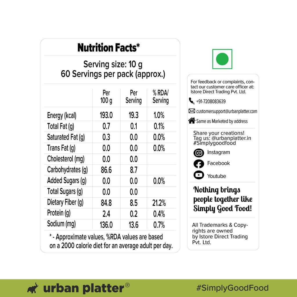 Urban Platter Psyllium Husk Powder - 400g - image 2