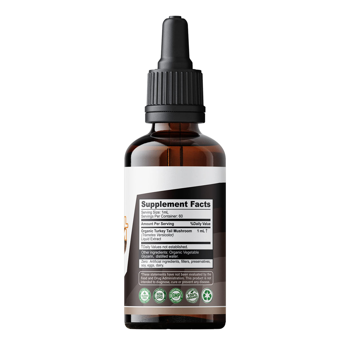 SMSHEALTHPRODUCTS.com Turkey Tail Mushroom Drops - 2 fl oz - image 7