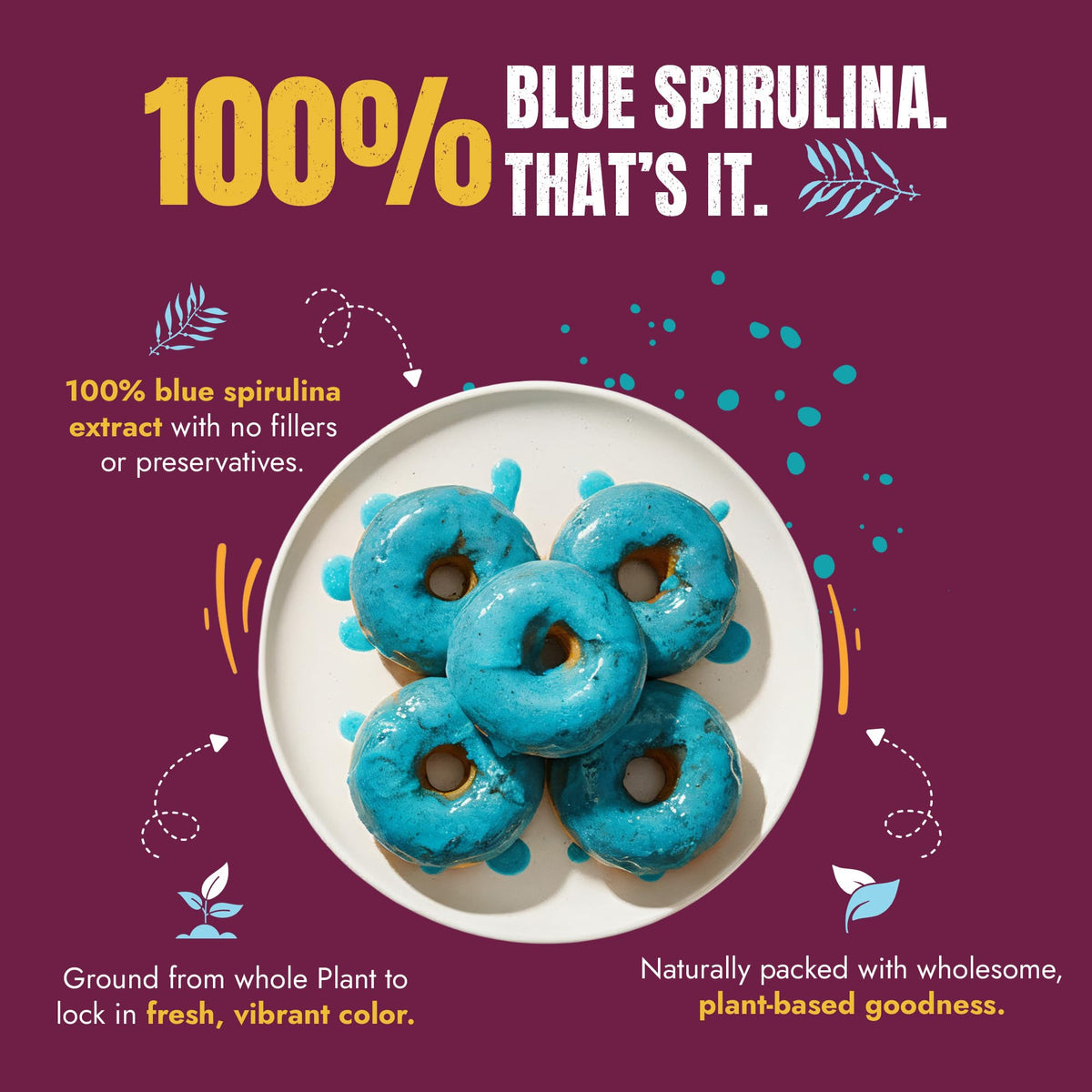 Suncore Foods Organic Blue Spirulina Powder - 2 oz - image 7