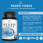 VALI Neuro Force Brain Booster Nootropic for Focus & Memory - 60 Capsules - image 3