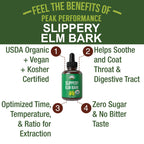 Peak Performance Slippery Elm Bark Liquid Drops Tincture - 2 Fl Oz - image 2