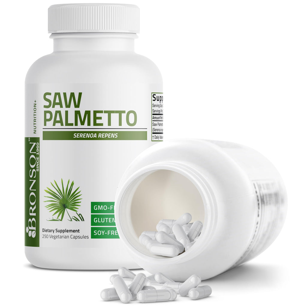 Bronson Saw Palmetto 1000 MG per Serving Extra Strength Supports