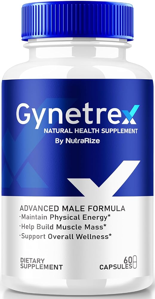 NutraRize Gynetrex Male Formula Capsules for Energy & Stamina - 60 Capsules