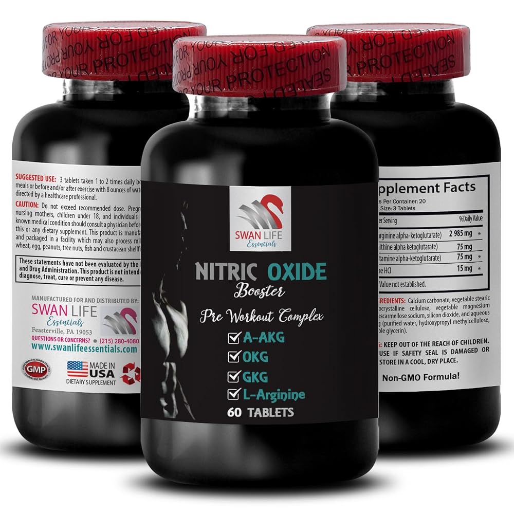 SWAN LIFE ESSENTIALS OKG Nitric Oxide Booster - 60 Tablets