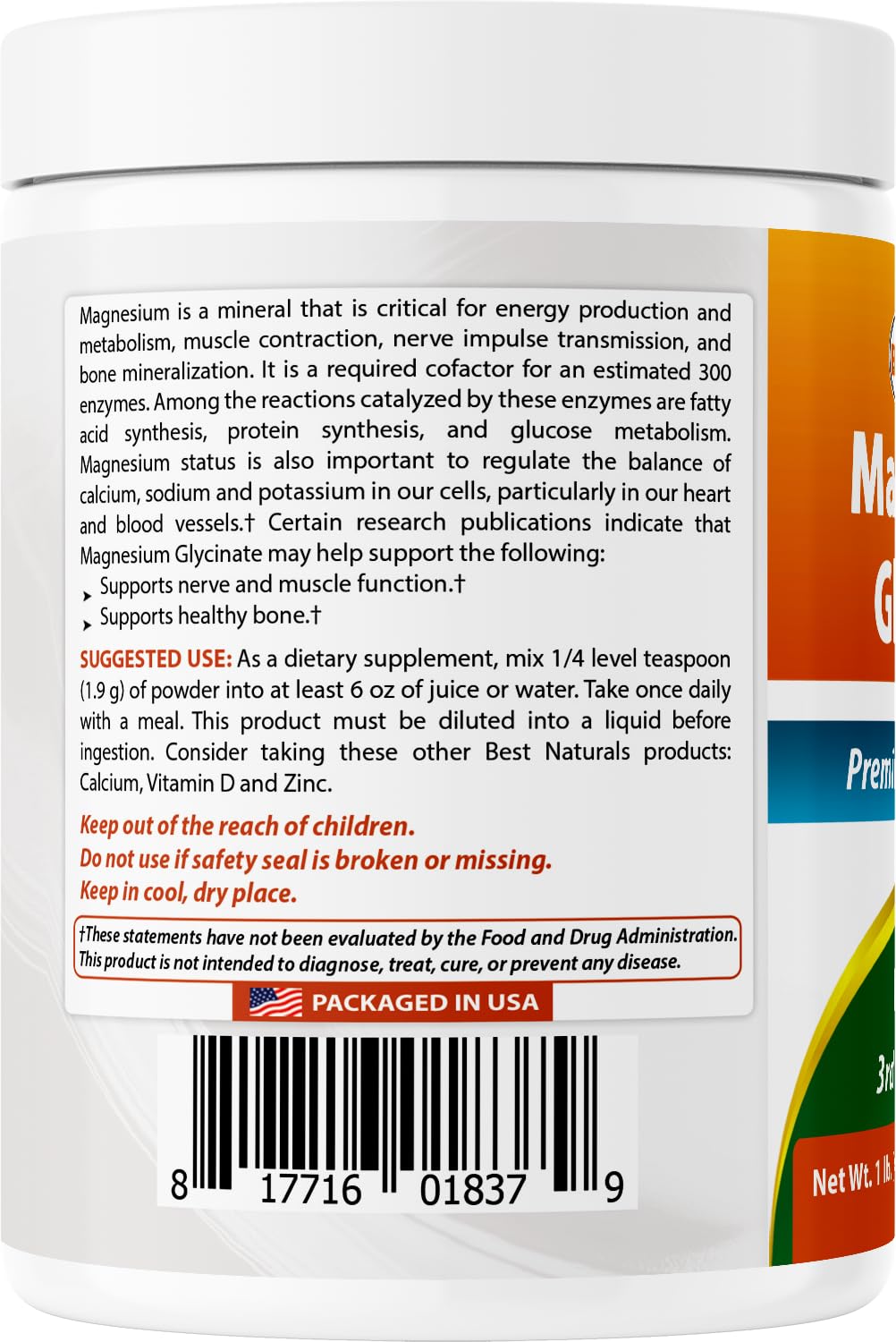 Best Naturals MINERAL_SUPPLEMENT