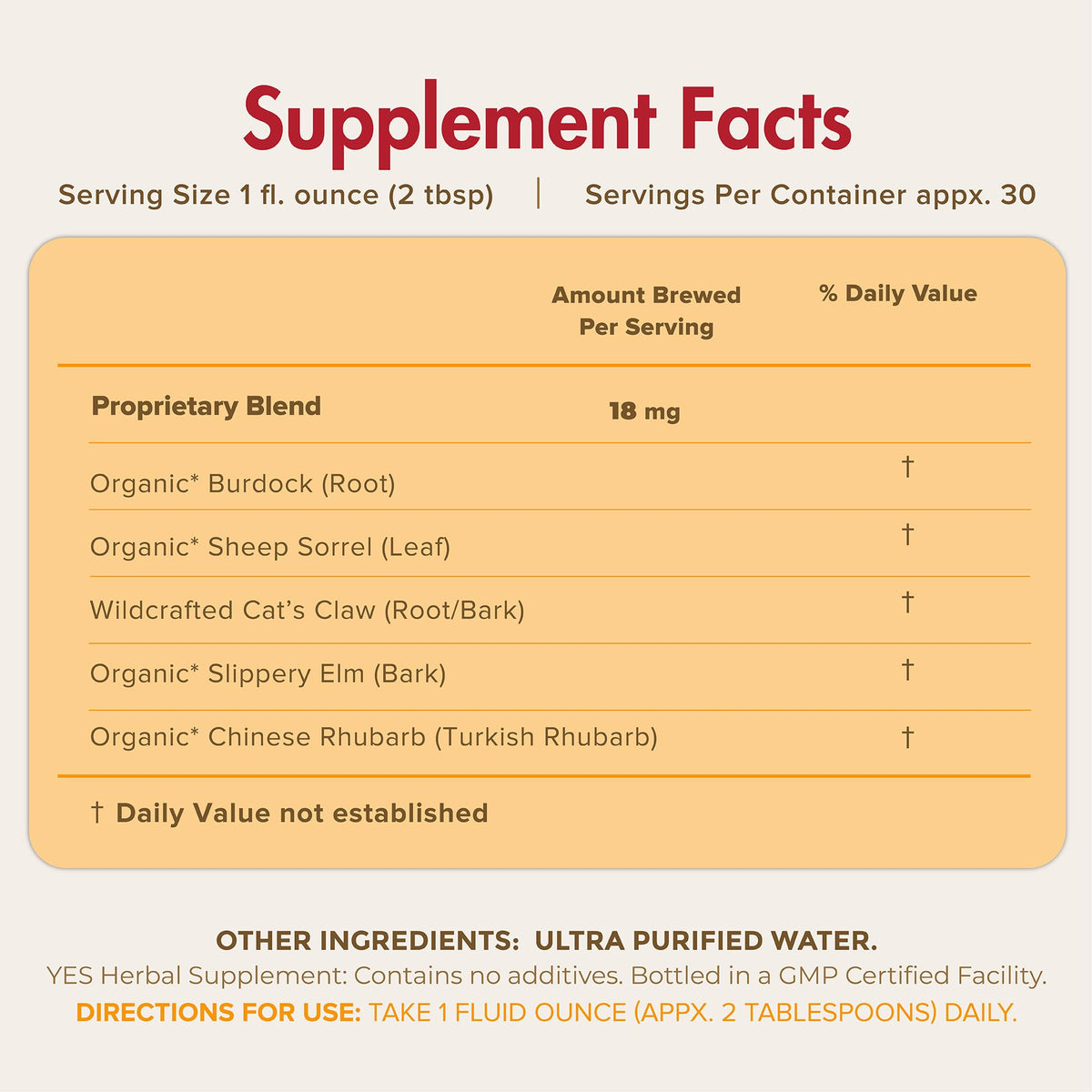 ULTIMATE EFAs YES Essiac Herb Formula Liquid Immune Support - 31 Fl Oz - image 4