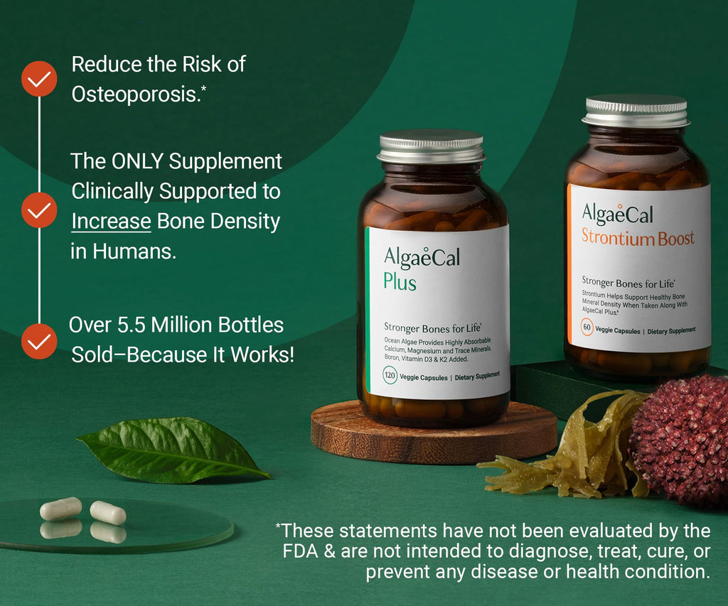 ALGAECAL Bone Builder Pack - Plant Based Calcium Supplement