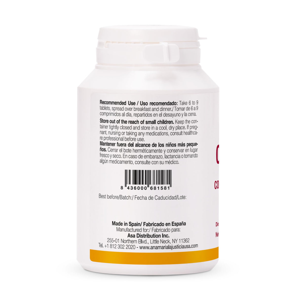 Ana María Lajusticia Collagen with Magnesium - 180 Tablets - image 3