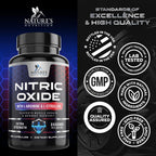 Nature's Nutrition Nitric Oxide Booster Extra Strength - 3X Strength