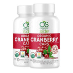 OS Organic Side Cranberry Capsules for Urinary Health - 120 Capsules