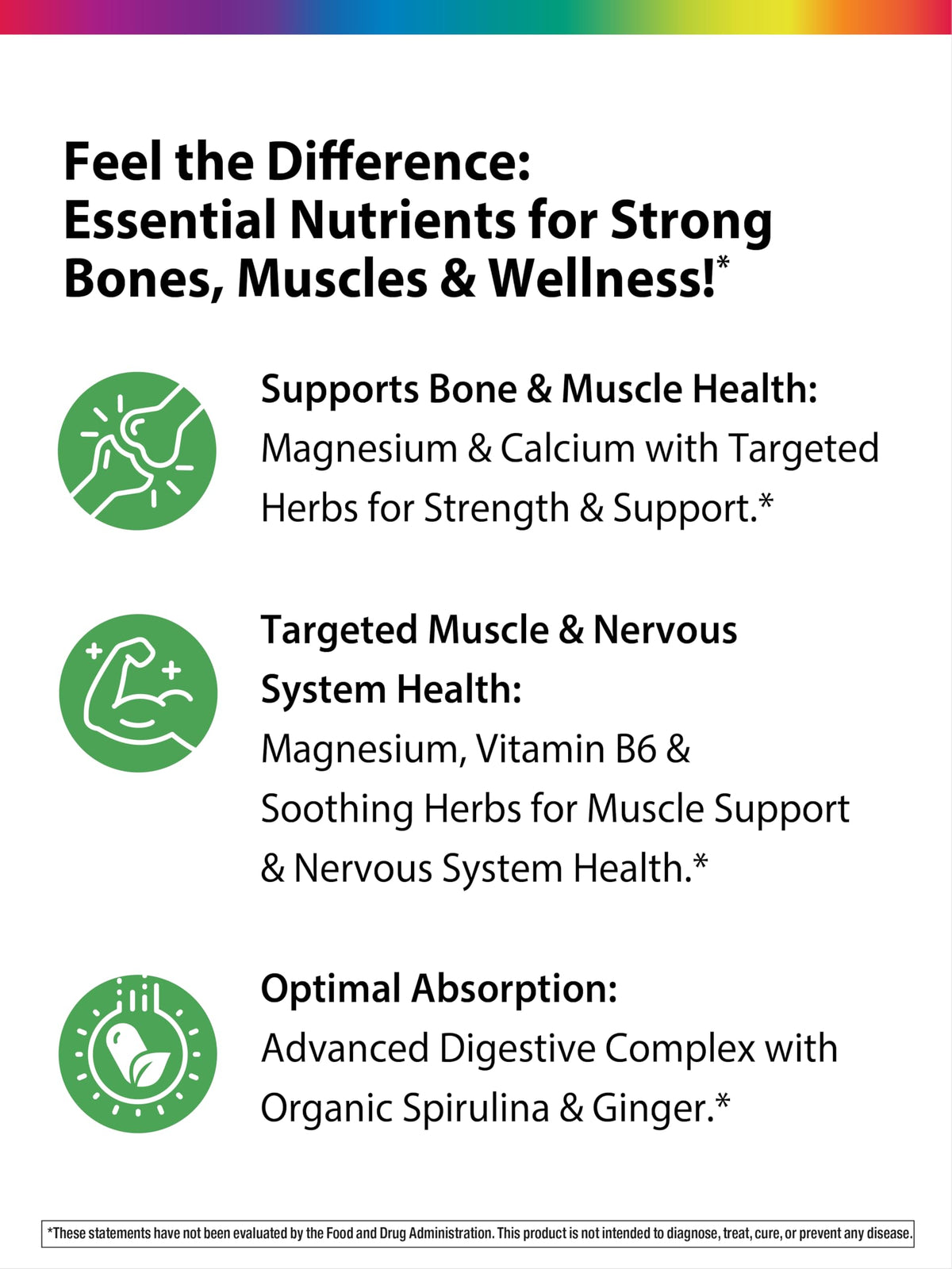 Rainbow Light Magnesium Calcium+ Supplement - 180 Tablets - image 4