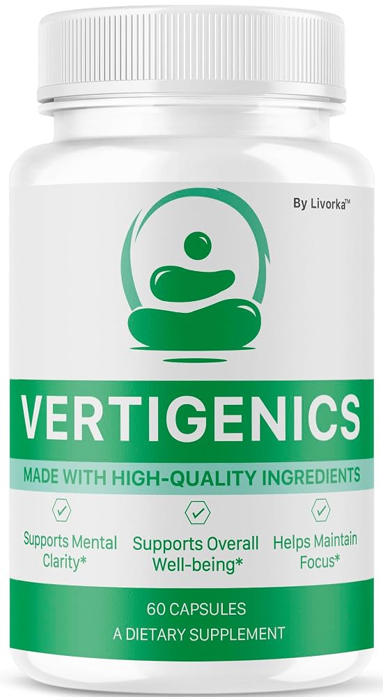 LIVORKA Vertigenics Brain Health Support Capsules - 60 Capsules