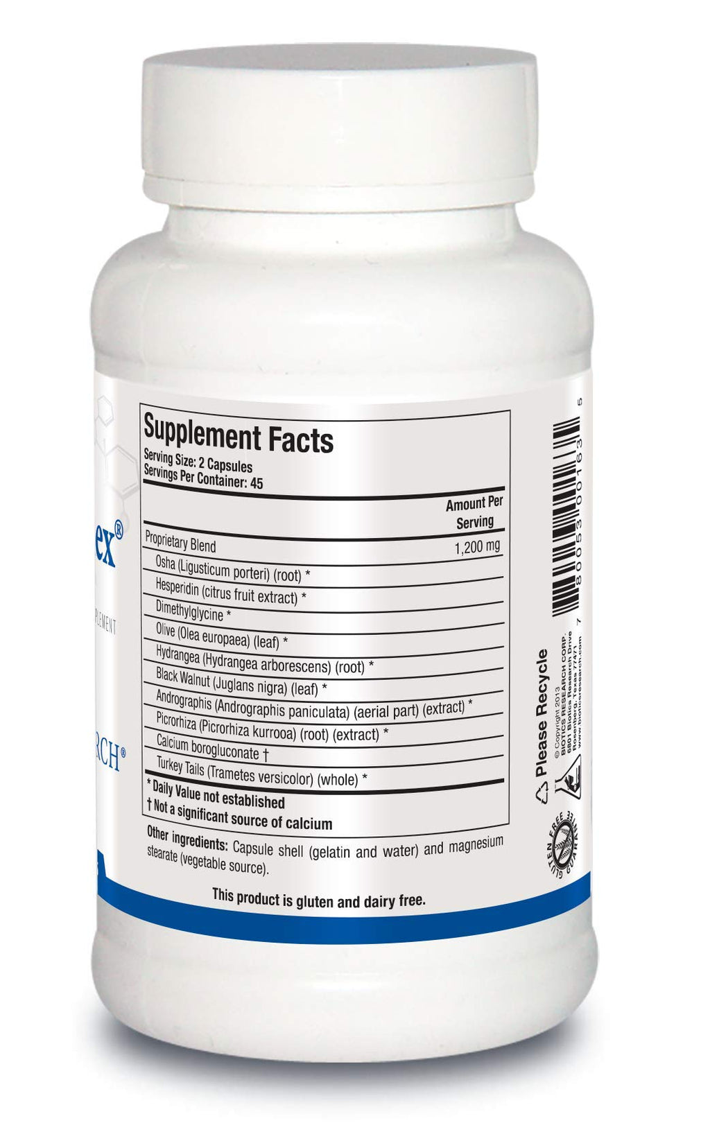 BIOTICS RESEARCH HistoPlex Anti Histamine Herbal Blend - 90 Capsules - image 3