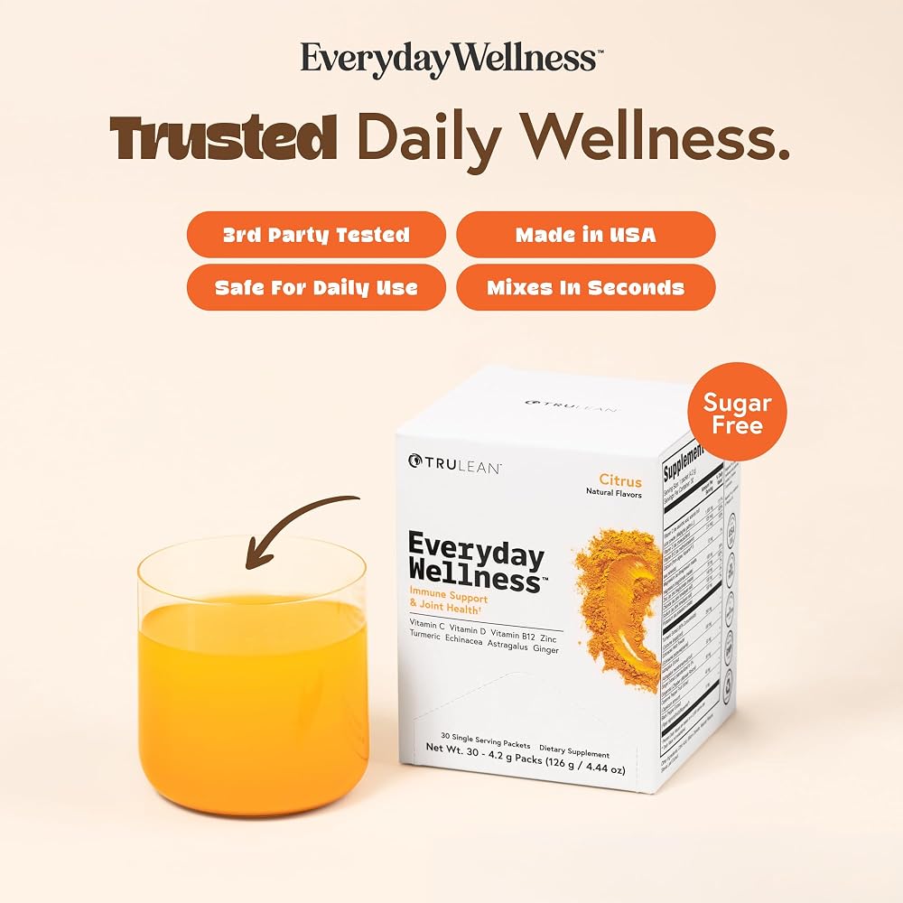TRULEAN Everyday Wellness Shot Powder Drink Mix - 30 Servings - image 5