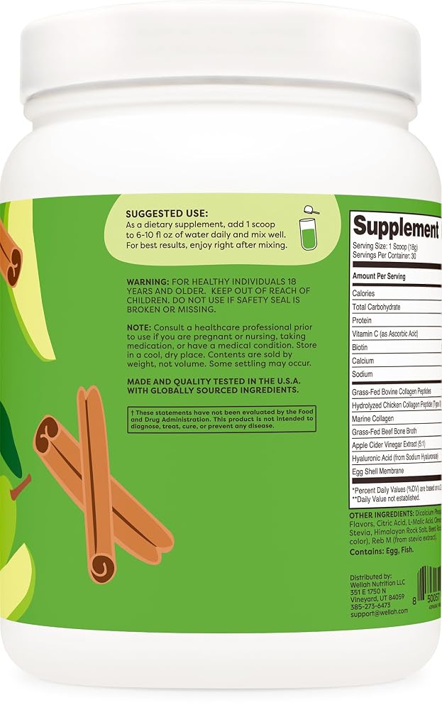 Wellah The Afterglow Multi Collagen Protein + Beauty - 30 Servings - image 3