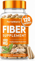 Fortematic Psyllium Husk Capsules 3000mg Digestive Health - 120 Capsules