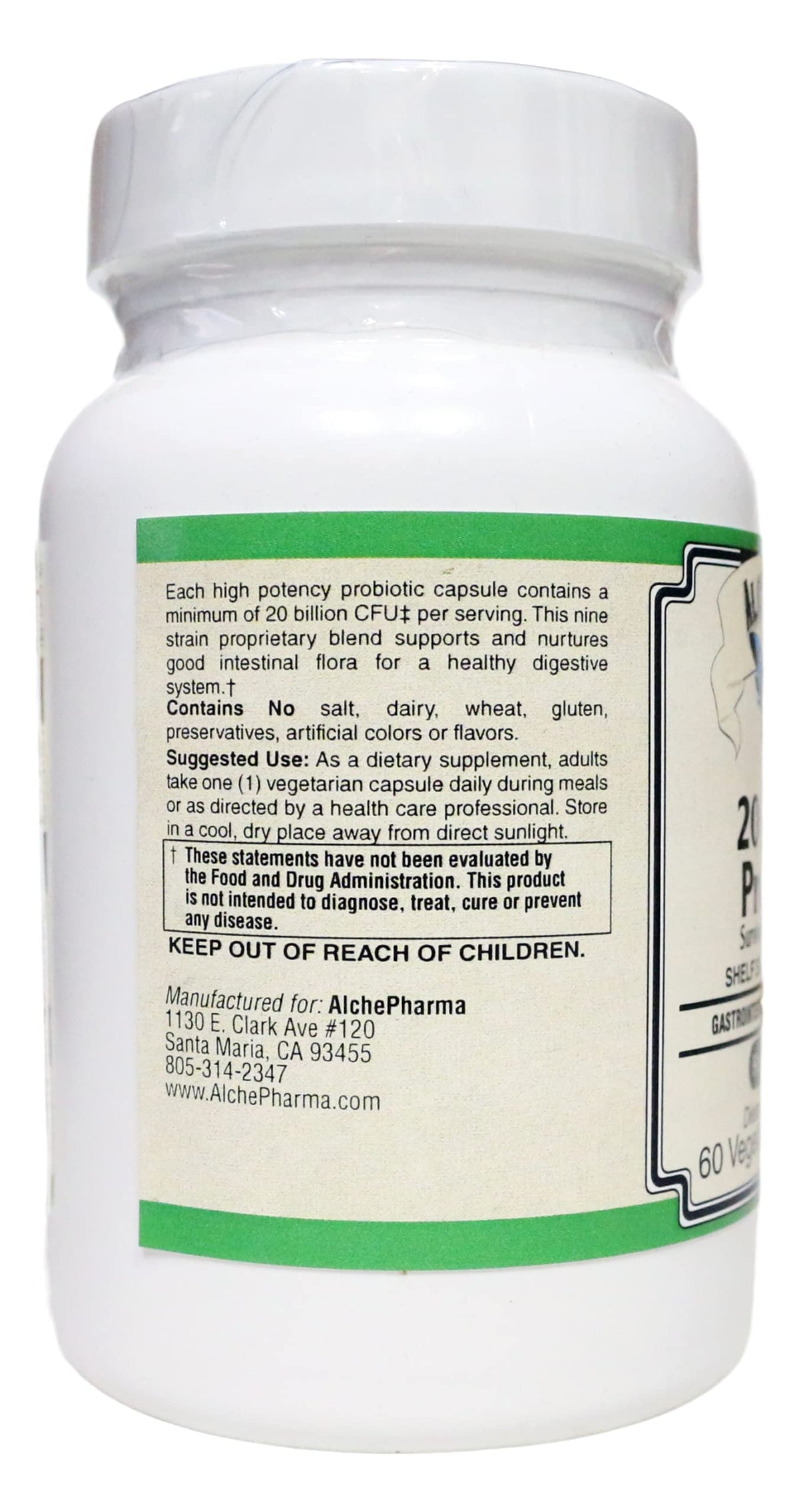 AlchePharma 20 Billion Probiotic 9 Strains Daily Maintenance - image 4